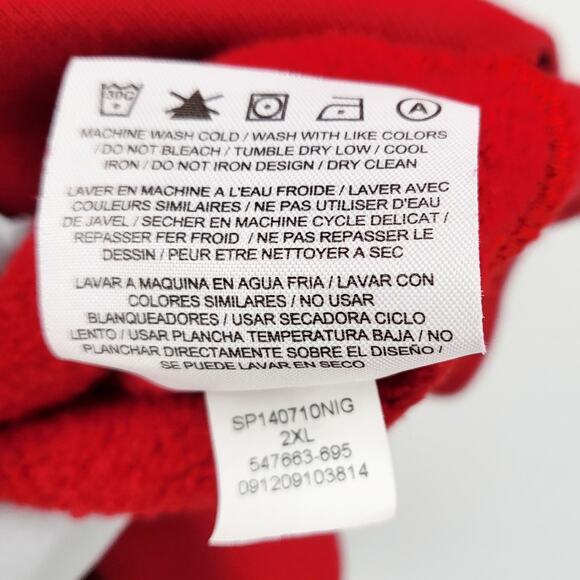 Y2K Jordan Jumpman Red & Black Pullover Crewneck Sweater Men’s Sz XXL Sportswear - Picture 9 of 10